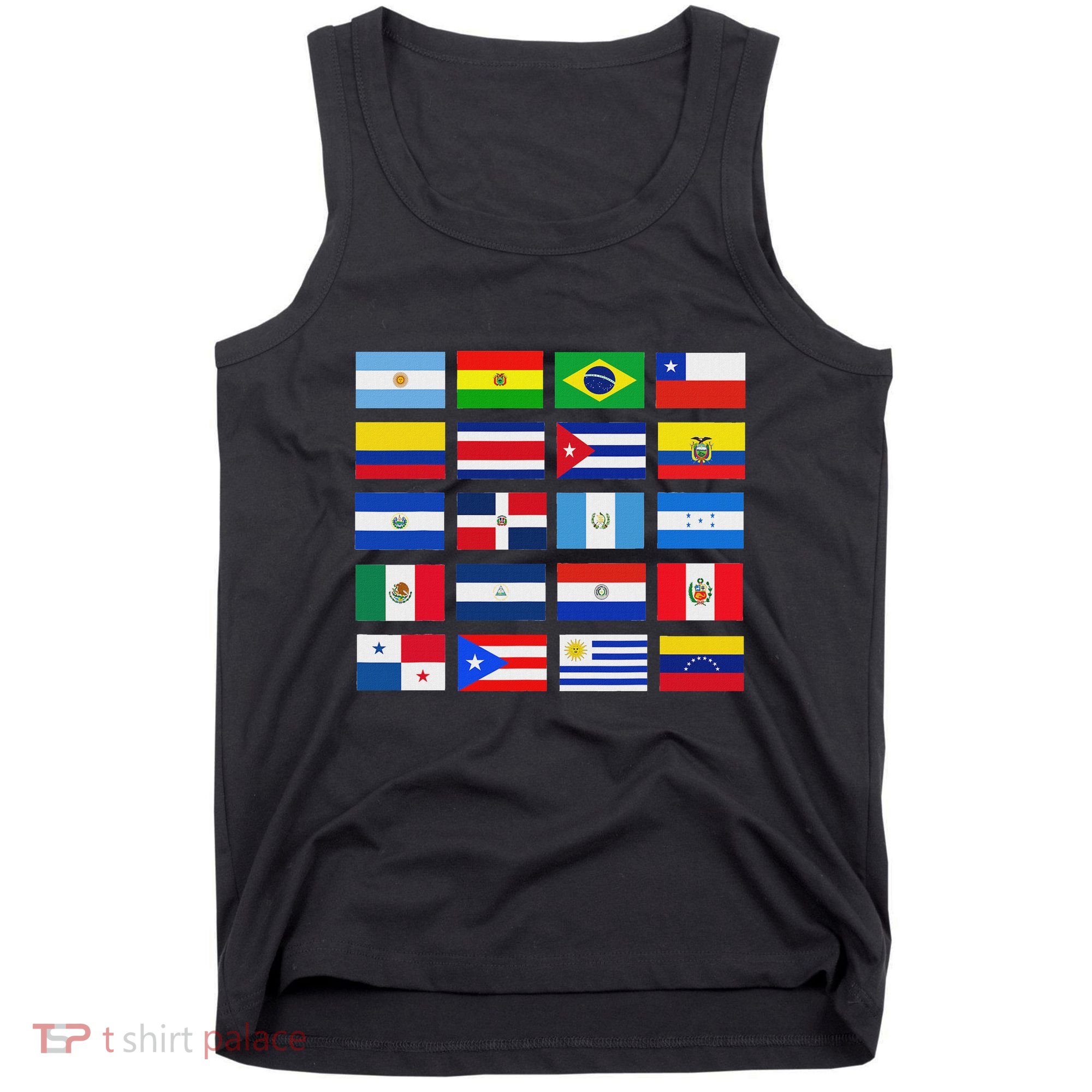 Latin American Flags Hispanic Heritage Month Tank Top
