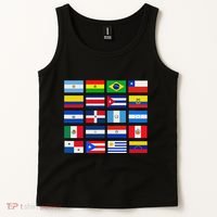 Latin American Flags Hispanic Heritage Month Tank Top thumb 2