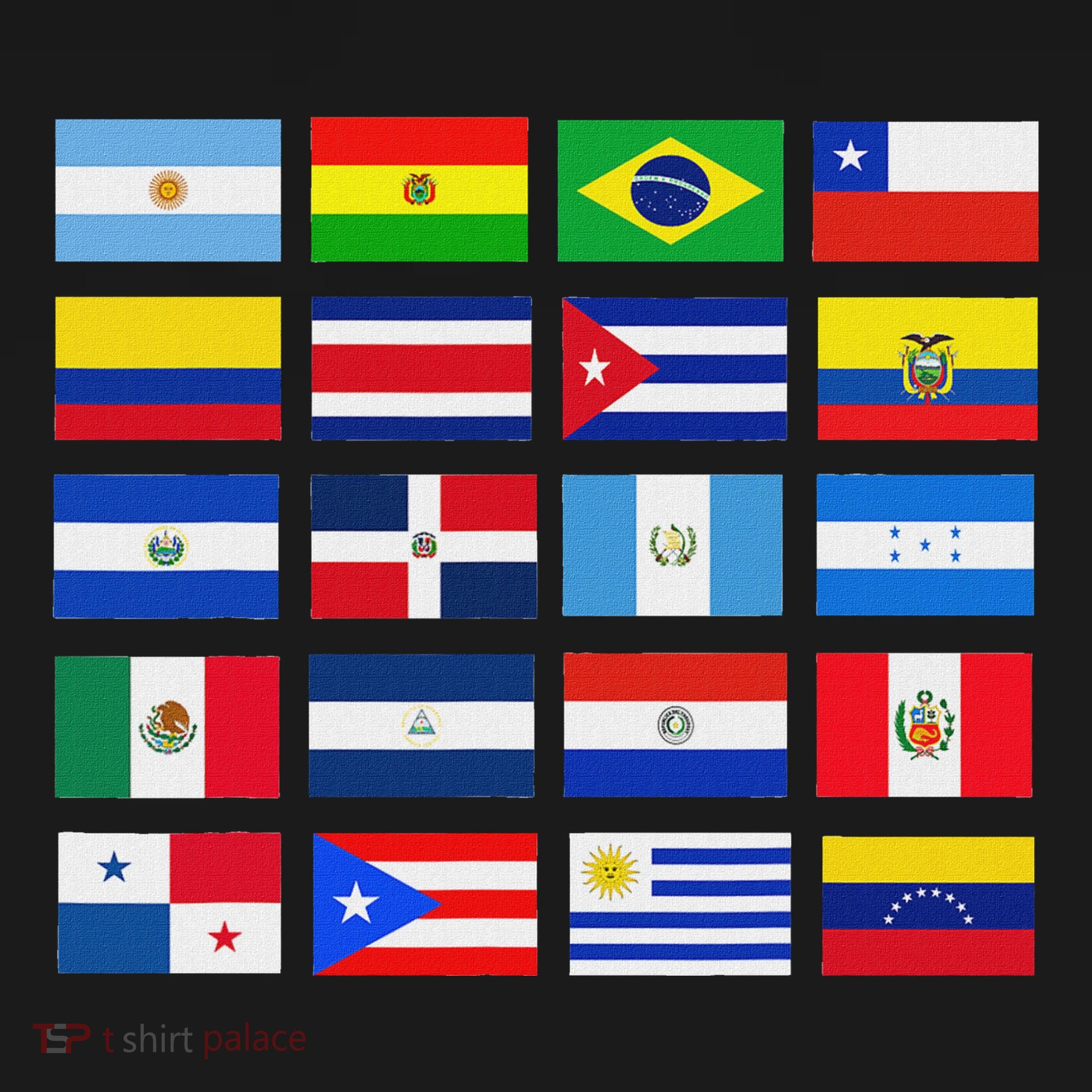 Latin American Flags Hispanic Heritage Month Tank Top