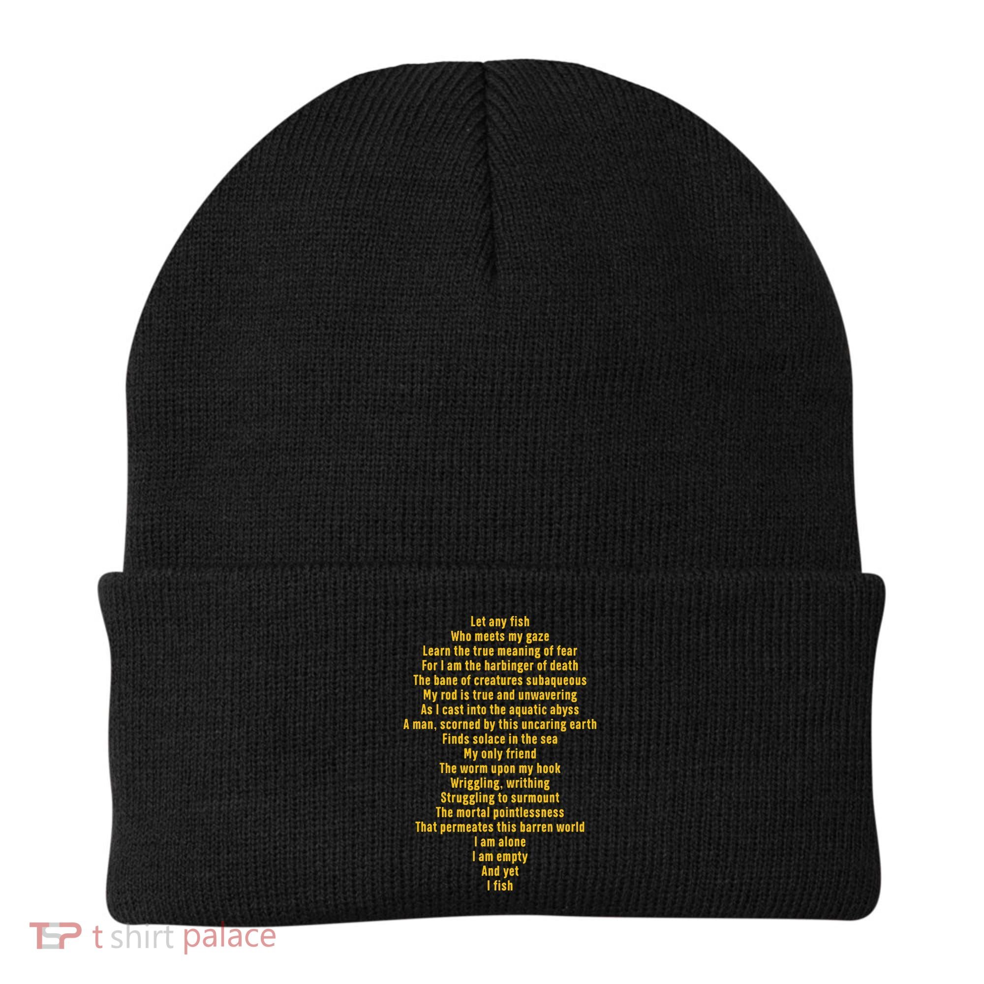 Let Any Fish Who Meets My Gaze Beanie