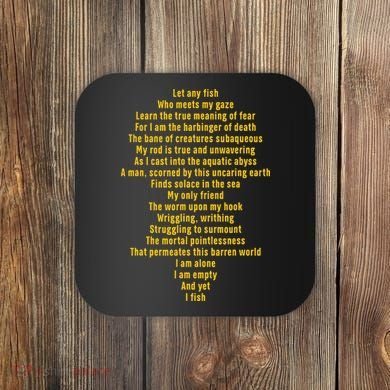 Let Any Fish Who Meets My Gaze Coaster