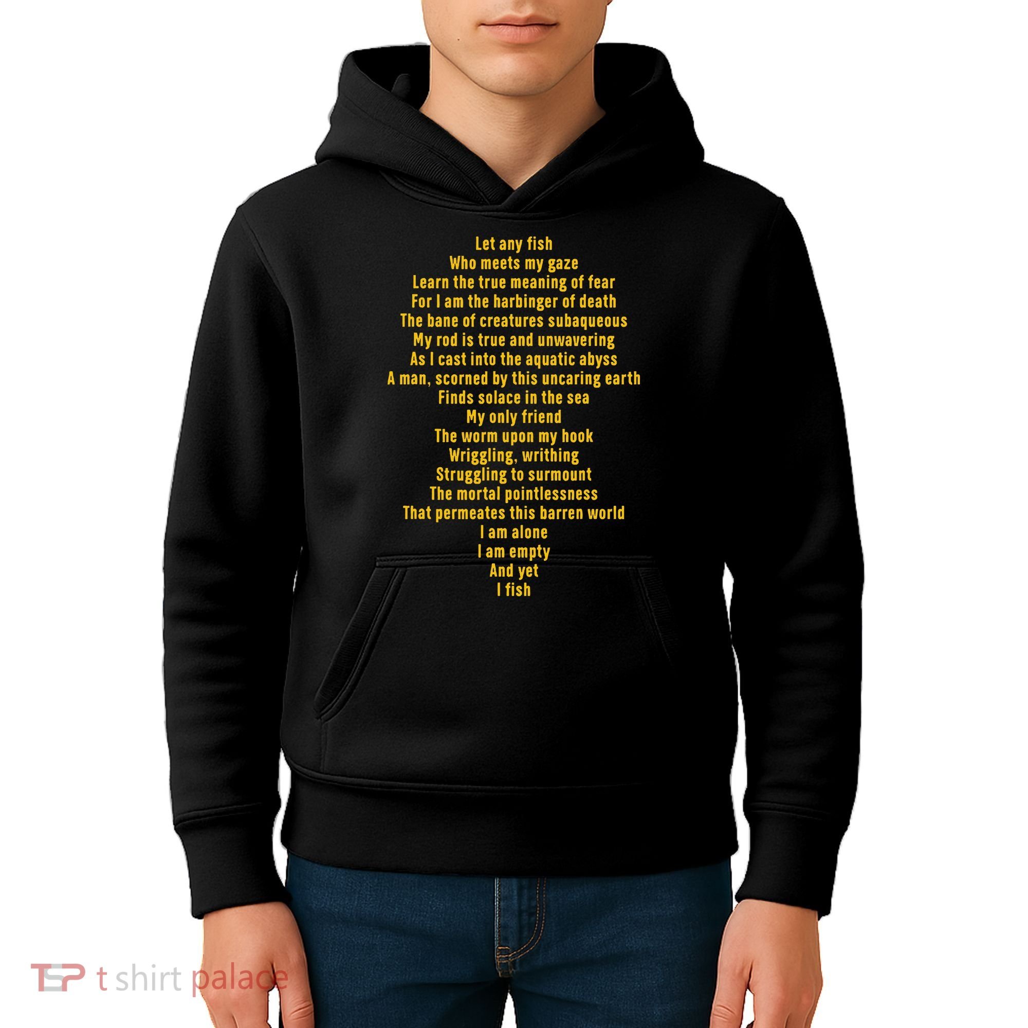 Let Any Fish Who Meets My Gaze Kids Hoodie