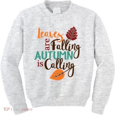 Leaves Are Falling Autumn Is Calling Kids Sweatshirt