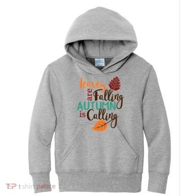 Leaves Are Falling Autumn Is Calling Kids Hoodie