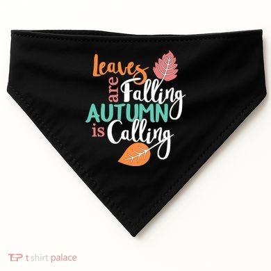 Leaves Are Falling Autumn Is Calling USA-Made Doggie Bandana