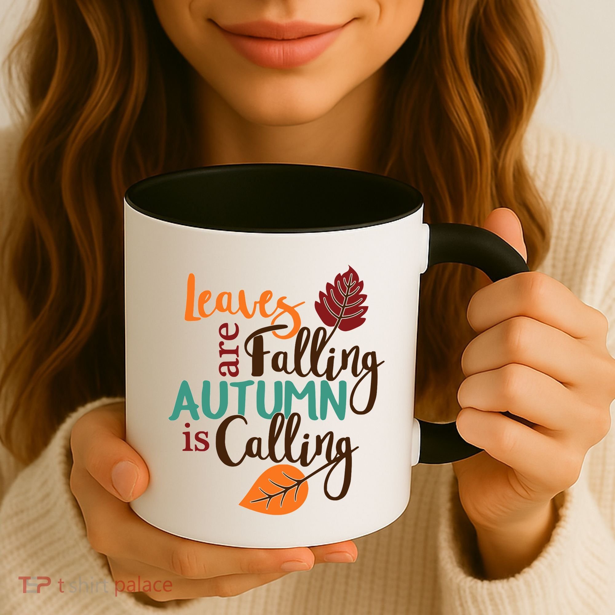 Leaves Are Falling Autumn Is Calling Coffee Mug