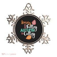 Leaves Are Falling Autumn Is Calling Ornament thumb 0