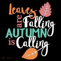 Leaves Are Falling Autumn Is Calling Ornament thumb 1