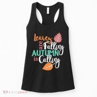 Leaves Are Falling Autumn Is Calling Women's Tank Top thumb 0
