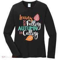 Leaves Are Falling Autumn Is Calling Women's Long Sleeve Shirt thumb 0