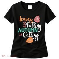 Leaves Are Falling Autumn Is Calling Women's T-Shirt thumb 0