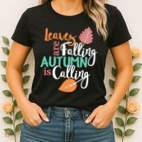 Leaves Are Falling Autumn Is Calling Women's T-Shirt thumb 2