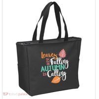 Leaves Are Falling Autumn Is Calling Tote Bag thumb 2