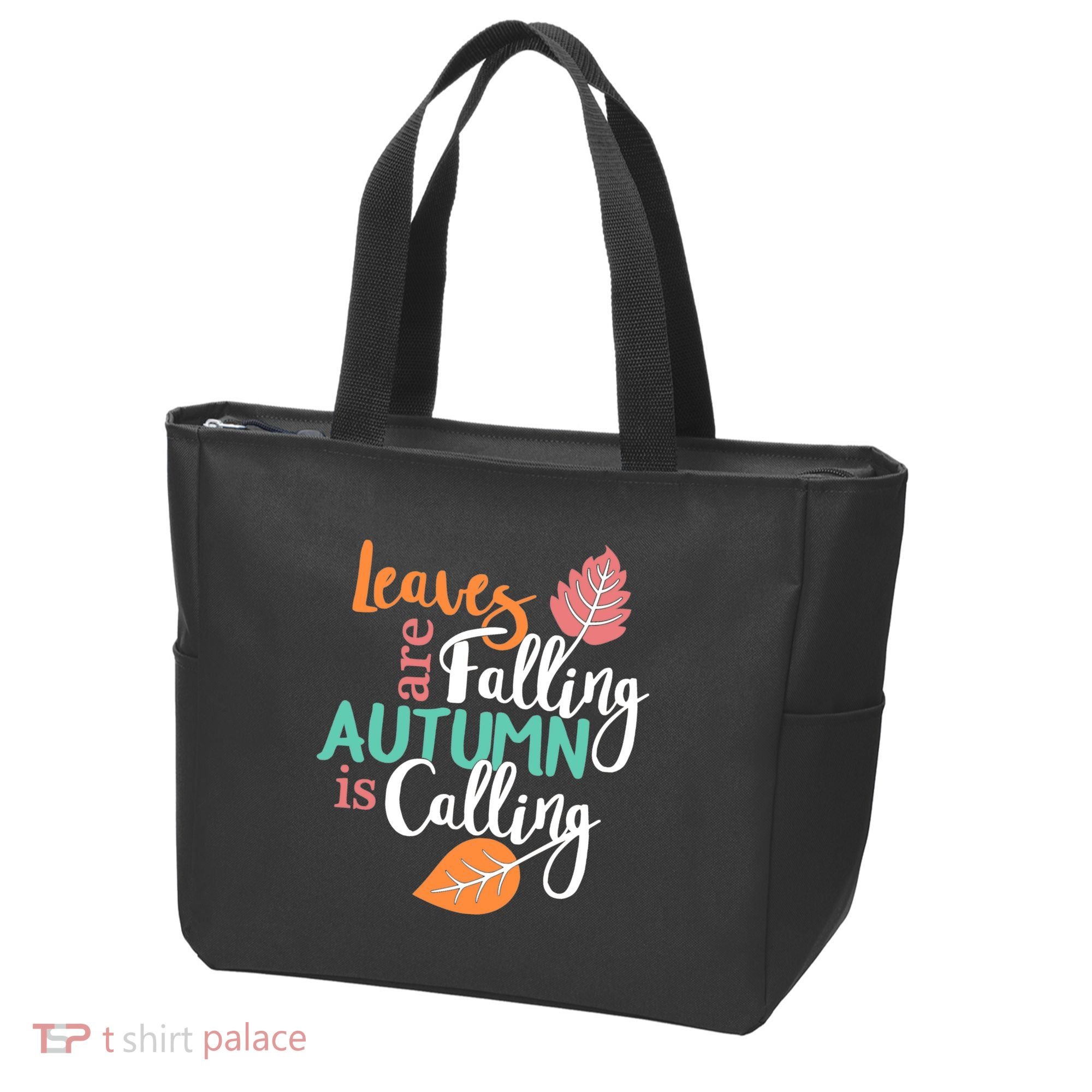 Leaves Are Falling Autumn Is Calling Tote Bag