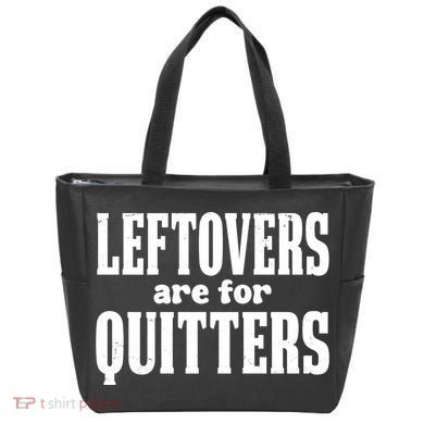Leftovers Are For Quitters Funny Holiday Tote Bag