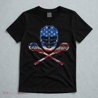 Lacrosse American Flag Lax Helmet Sticks 4th Of July Gifts T-Shirt thumb 5