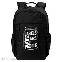 Labels Are For Jars Not People Backpack thumb 0