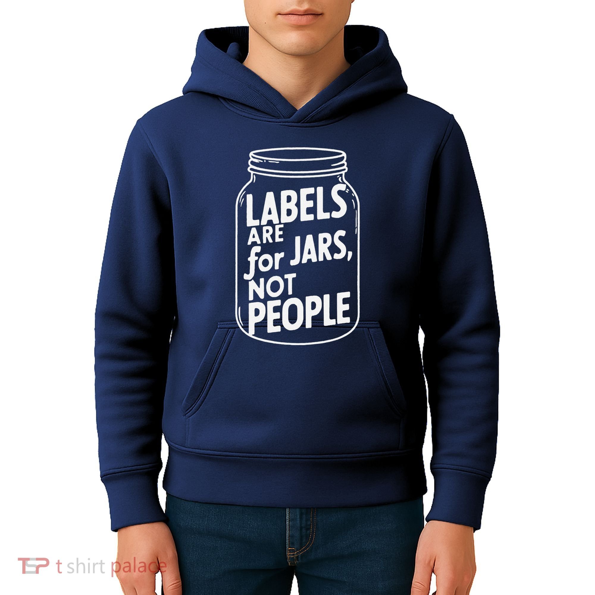 Labels Are For Jars Not People Kids Hoodie