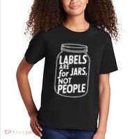 Labels Are For Jars Not People Kids T-Shirt thumb 2