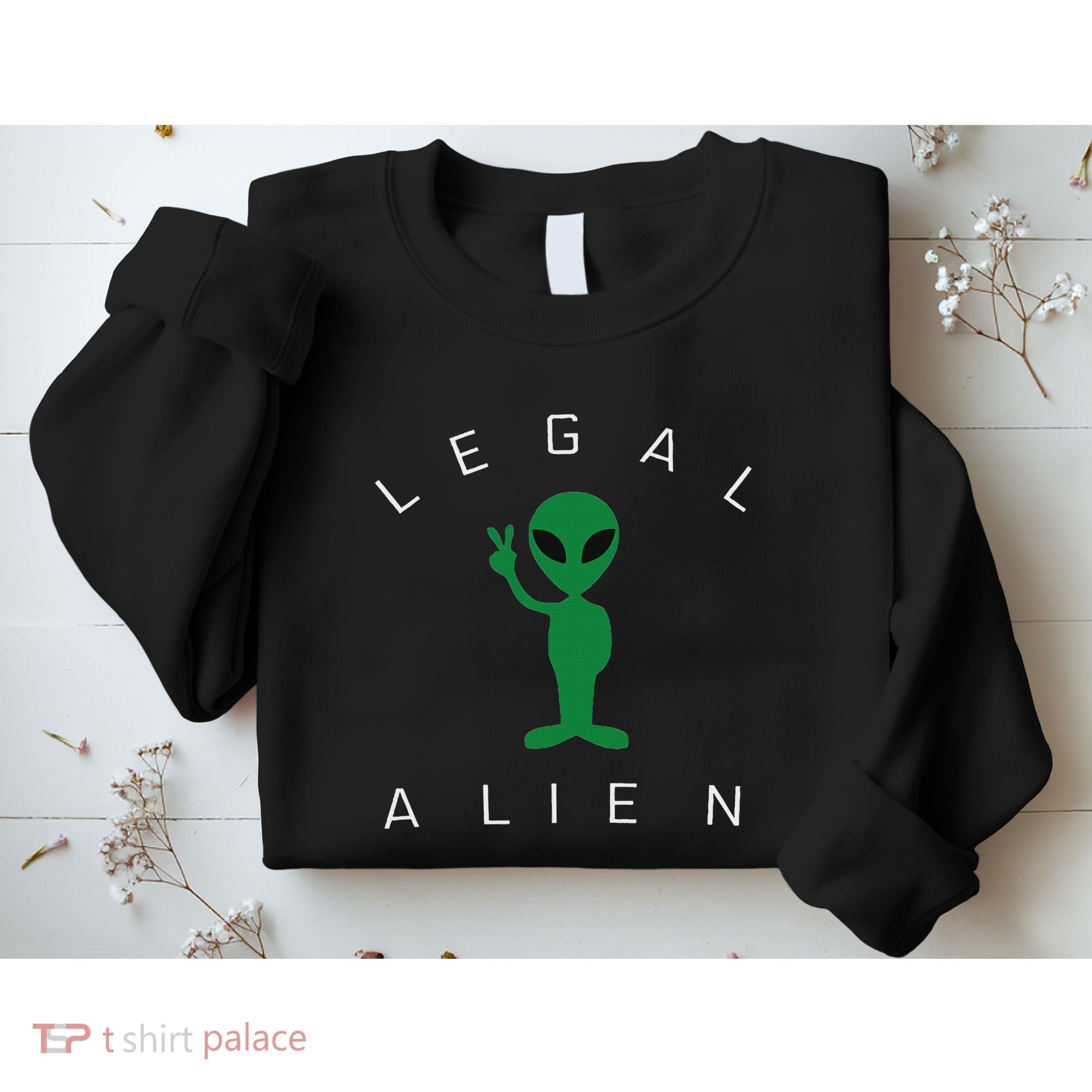 Legal Alien Funny Pro Immigration Anti Racism Sweatshirt