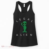 Legal Alien Funny Pro Immigration Anti Racism Women's Tank Top thumb 0