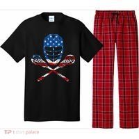 Lacrosse American Flag Lax Helmet Sticks Pajama Set thumb 0
