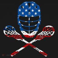 Lacrosse American Flag Lax Helmet Sticks 4th Of July Gifts T-Shirt thumb 7