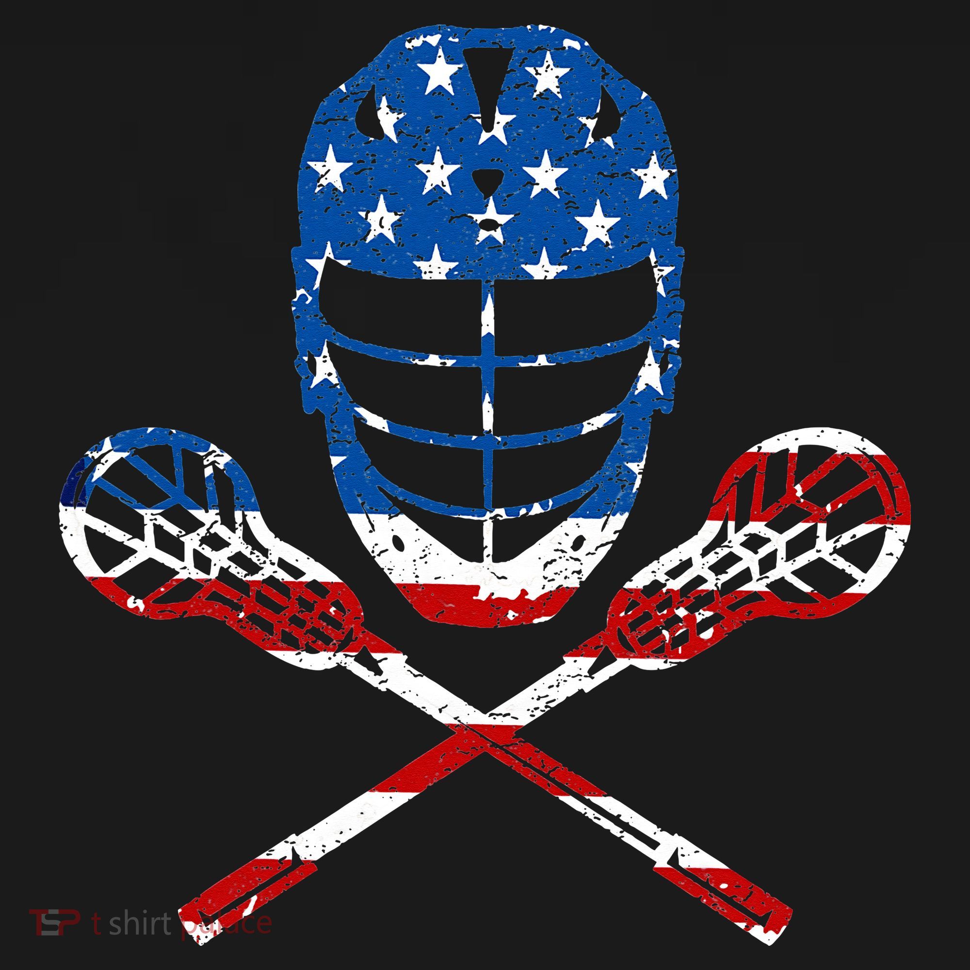Lacrosse American Flag Lax Helmet Sticks 4th Of July Gifts Women's Hoodie