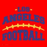 Los Angeles Football Santa Hat thumb 1