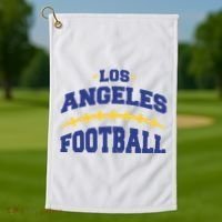 Los Angeles Football Golf Towel thumb 1
