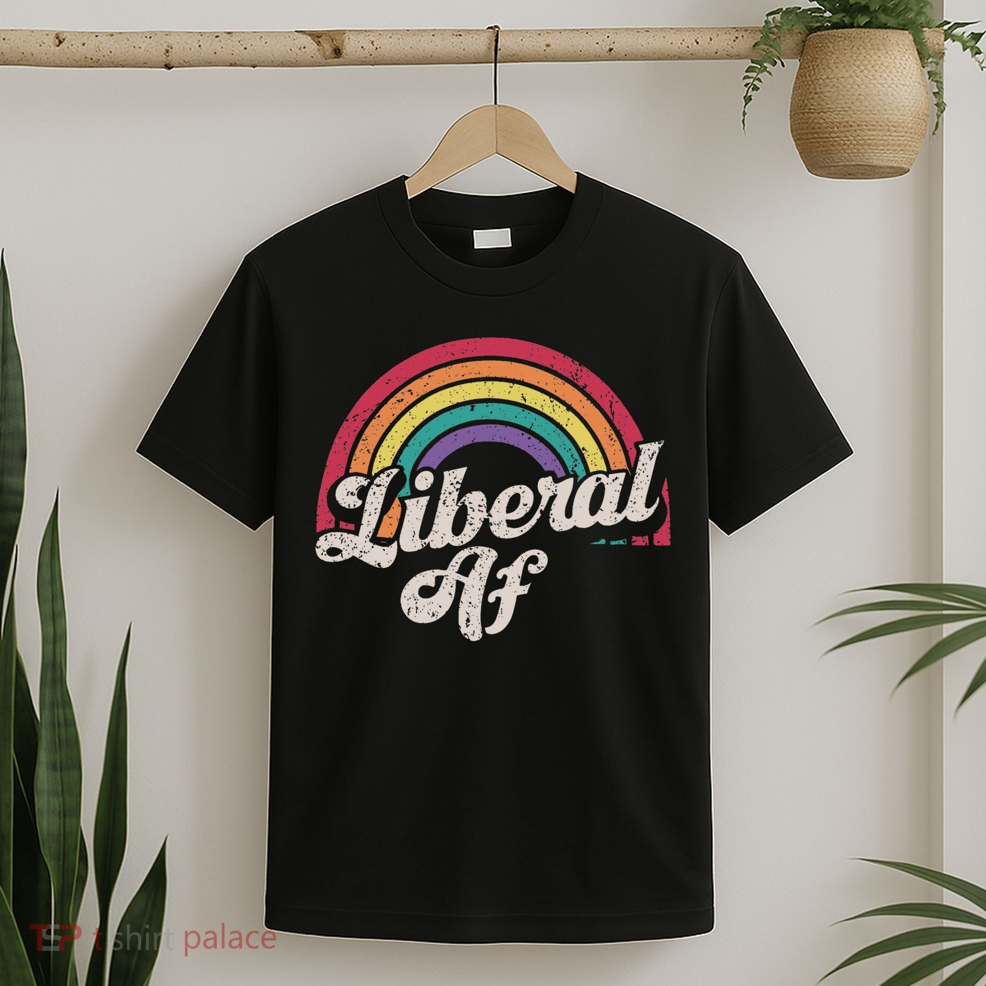 Liberal Af Funny Political Democrat Democratic Party Woke T-Shirt