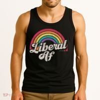 Liberal Af Funny Political Democrat Democratic Party Woke Tank Top thumb 3