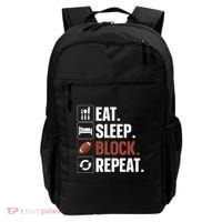 Lineman Art For Women Football Player Offensive Lineman Backpack thumb 0