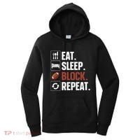 Lineman Art For Women Football Player Offensive Lineman Women's Hoodie thumb 0