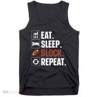 Lineman Art For Women Football Player Offensive Lineman Tank Top thumb 0
