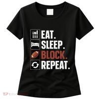 Lineman Art For Women Football Player Offensive Lineman Women's T-Shirt thumb 0