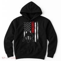 Lineman American Football Us Flag Hoodie thumb 0