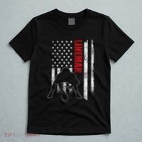 Lineman American Football Us Flag T-Shirt thumb 5
