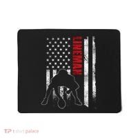 Lineman American Football Us Flag Mousepad thumb 0