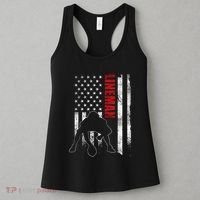Lineman American Football Us Flag Women's Tank Top thumb 3