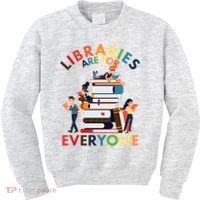 Libraries Are For Everyone Book Lover Kids Sweatshirt thumb 0