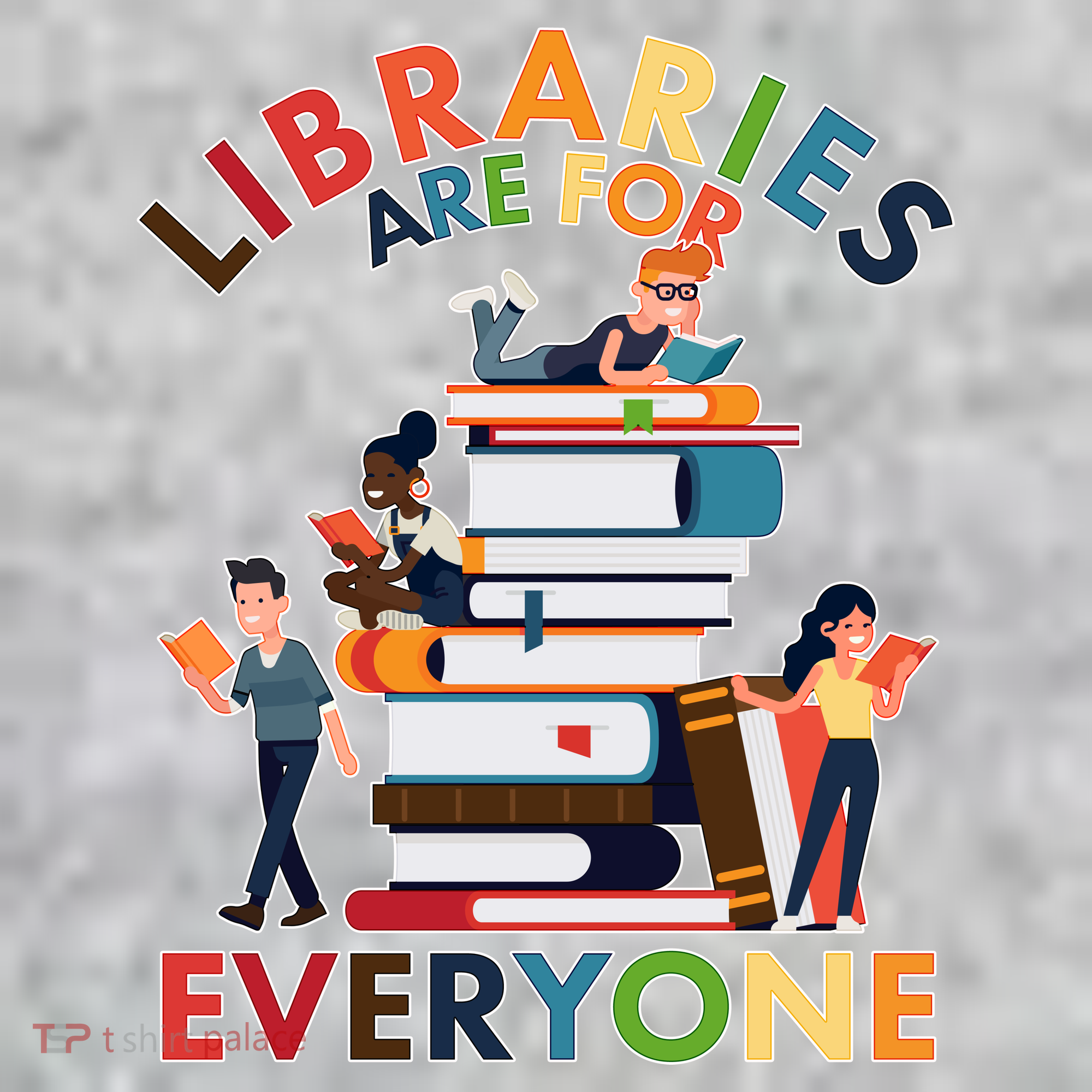 Libraries Are For Everyone Book Lover Kids T-Shirt