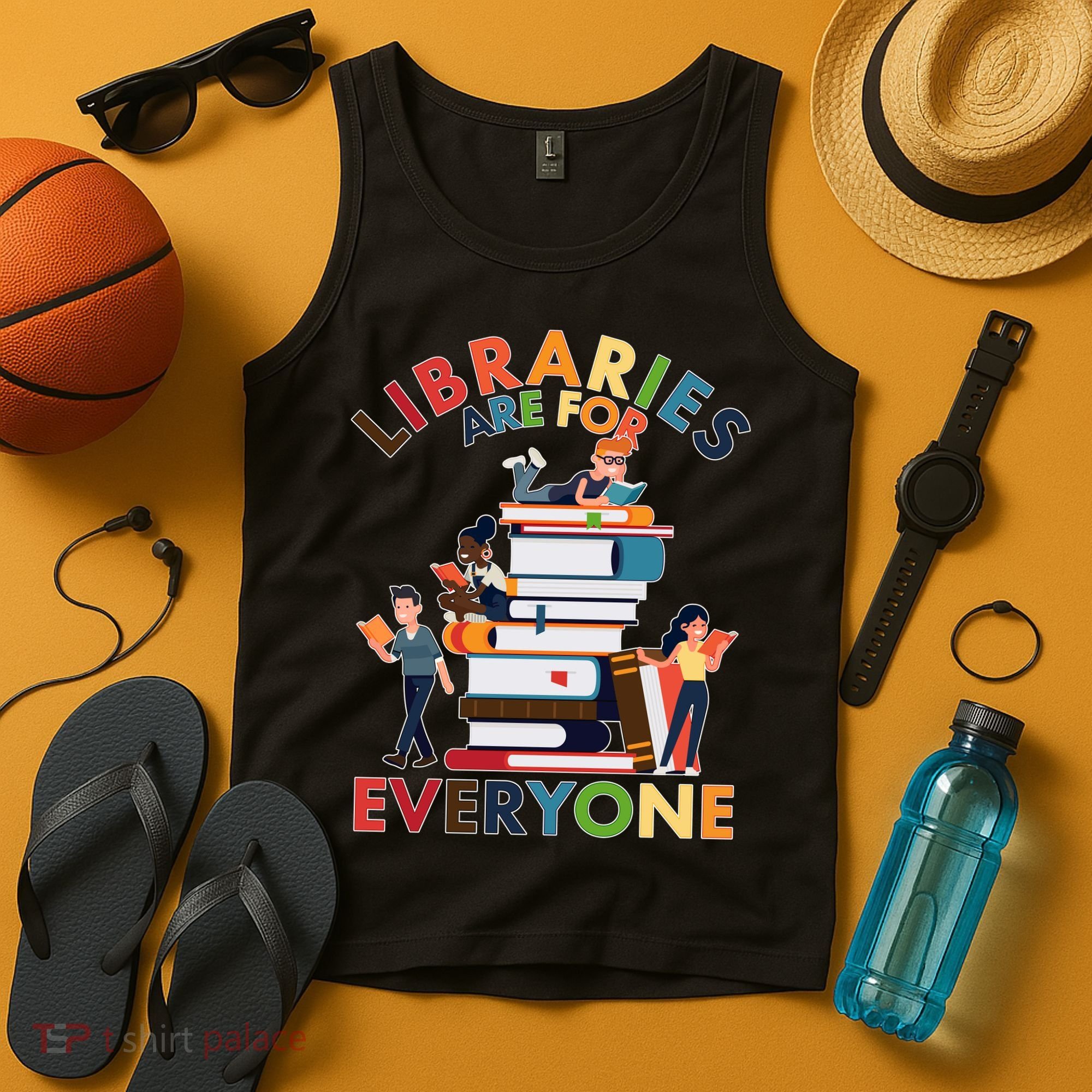 Libraries Are For Everyone Book Lover Tank Top