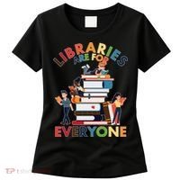 Libraries Are For Everyone Book Lover Women's T-Shirt thumb 0