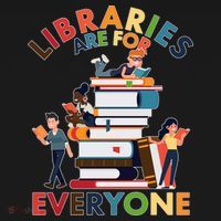 Libraries Are For Everyone Book Lover Kids Long Sleeve Shirt thumb 2