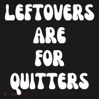 Leftovers Are For Quitters Funny Holiday Tote Bag thumb 4