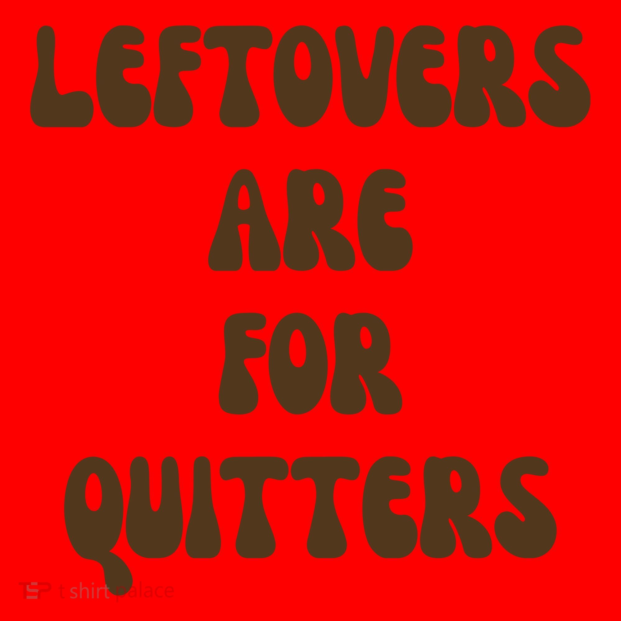 Leftovers Are For Quitters Funny Holiday Santa Hat