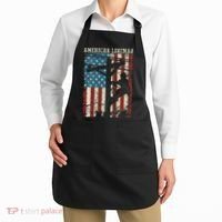 Lineman American Flag Electric Cable Gift Patriotic Lineman Apron thumb 2