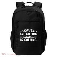 Leaves Are Falling Autumn Is Calling Backpack thumb 0