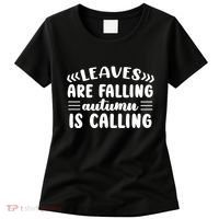 Leaves Are Falling Autumn Is Calling Women's T-Shirt thumb 0